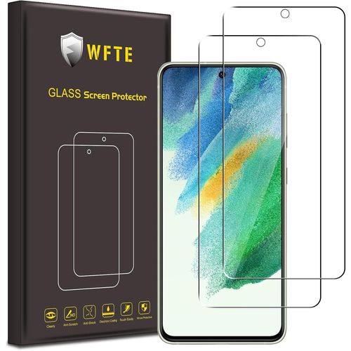 [Lot De 2] Verre Trempé Pour Samsung Galaxy S21 Fe 5g (Pas Pour Samsung Galaxy S21 5g), Anti-Trace Protecteur Avec Dureté 9h Glass