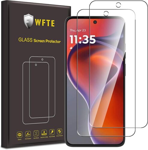 [Pack Of 2 Tempered Glass Screen Protector For Motorola Moto G15 Power/G15, 0.26 Mm Screen Protector With 99% High Transparency, Anti-Fingerprint Protector With 9h Hardness Glass