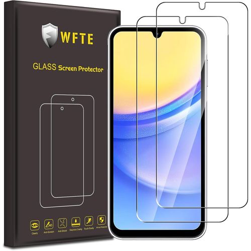 [Lot De 2] Verre Trempé Pour Samsung Galaxy A15 5g 0.26mm Film De Protection D'écran Avec Haute Transparence À 99%. Anti-Trace Protecteur Avec Dureté 9h Glass