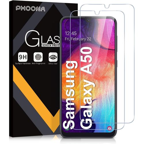 Eryi-Verre Trempé Pour Samsung Galaxy A50/ A50s/ A30s, 2 Pièces Film Protection Écran - Anti Rayures - Sans Bulles D'air -Ultra Résistant Dureté 9h Glass