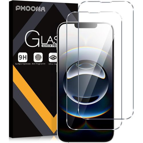Lot De 2 Verre Trempé Pour Apple Iphone 16e, Film Protection Écran, 9h Dureté Anti-Rayures Sans Bulles Facile À Installer 0,33mm Hd Ultra Transparent Protecteur Vitre