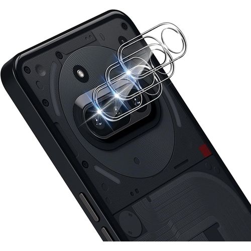 CAUC-Protection Objectif Caméra Arrière pour Nothing Phone 3A, 9H Dureté Verre Trempé Caméra Film, Anti-Rayures, Sans Bulles Vitre Protecteur [3 PCS]