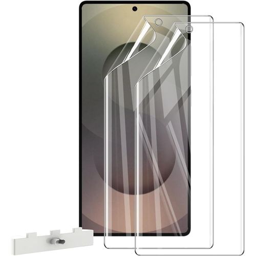 [Lot De 2 Films De Protection D'écran Pour Samsung Galaxy S25 Ultra 5g,Film Tpu Flexible,Hd Ultra Transparent,Anti-Rayures,Anti-Huile,Films De Protection D'écran Pour Samsung S25 Ultra