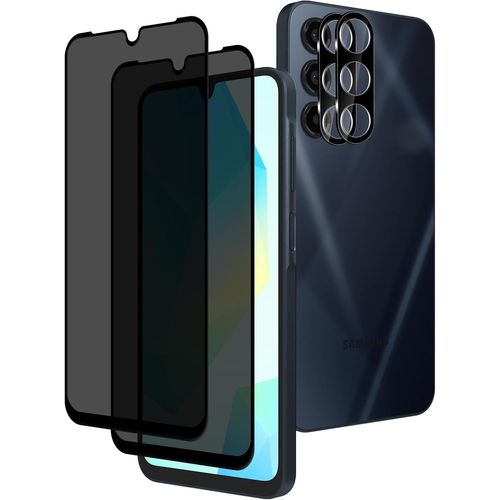 [2+2 Pièces Anti-Espion Verre Trempé + Caméra Arrière Protecteur Compatible Avec Samsung Galaxy A16 5g, 9h Dureté Privacy Verre Trempé Pour Samsung Galaxy A16 5g