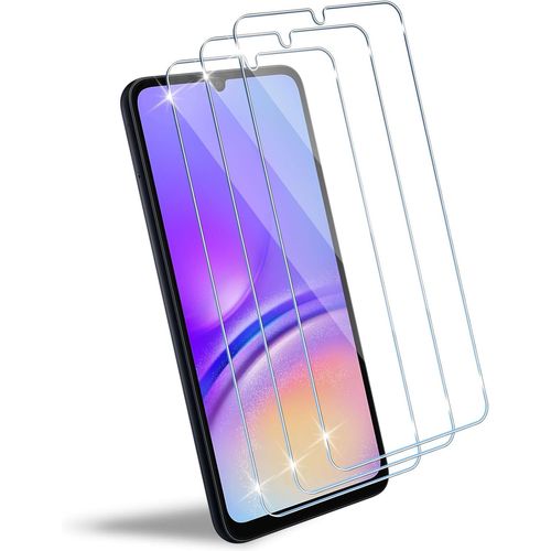 CAUC-Compatible avec Samsung Galaxy A05s / A05 Verre Trempé, 3 Pièces 9H Dureté Protection Écran, Ultra HD, Sans Bulles, Anti-rayure, Film Protection D'écran