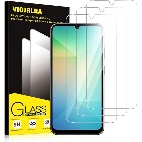 Verre Trempé [3 Pièces] Pour Samsung Galaxy A06 (6,7 Pouces), Dureté 9h Film Protection Écran, Ultra Résistant Vitre Protecteur, Clarté Hd, Sans Bulles, Anti-Rayures