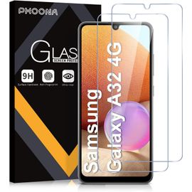 Verre Trempé Pour Samsung Galaxy A32 4g(Nein 5g), 2 Pièces Film Protection Écran - Anti Rayures - Sans Bulles D'air -Ultra Résistant Dureté 9h Glass