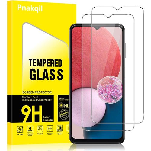 Kal-Lot De 2 Verre Trempé Pour Samsung Galaxy A13/A32 5g/A13/A23/A12 4g, Protection Écran Hd Transparent Dureté 9h Glass Film Pour Samsung A12, Sans Bulles Anti-Rayures