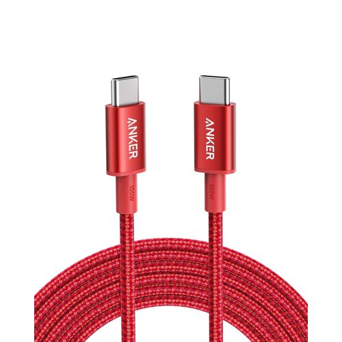 Câble USB C vers USB C, 100W Câble usb c Charge Rapide, pour iPhone 16/16 Pro Max/16 Plus/15/16 Pro Max MacBook Pro 2024, iPad Pro 2024, iPad Air 4, Samsung Galaxy S23+/S23 et autres (3m, Rouge)