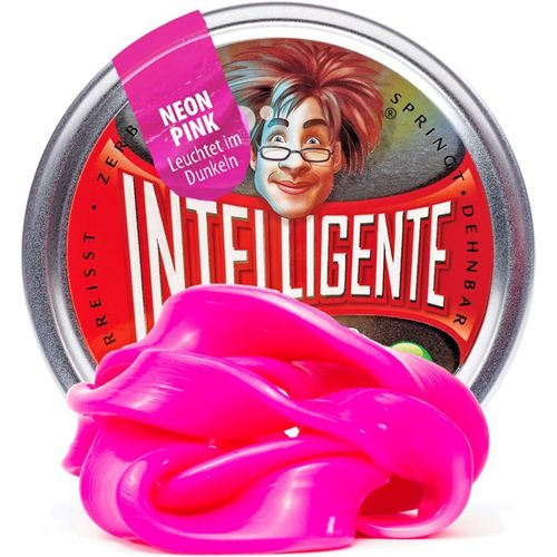 Pâte à modeler intelligente Brille dans le noir Rose fluo Sans BPA et sans gluten 40 g