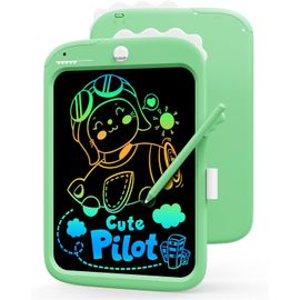 KALANKA-Tablette D'écriture LCD 10 Pouces Cadeau pour Filles Jouets Garçons de 3 4 5 6 7 ans Tableau Dessin Enfant à Peindre Ardoise Magique Jouets Educatifs Cadeau pour Anniversaire Noël Festival