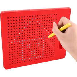 Planche À Dessin Magnétique Tablette Magnétique Enfant Ardoise Magique Avec Stylo Pour Enfant Jouet Educatif, 21.5X17.5X1.5 Cm (Petit, Rouge)[ARD915172]