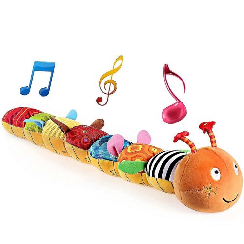 Jouets Pour Bébé, Chenille Musicale, Peluches Pour Tout-Petits, Pour La Maternelle, À Partir De 3, 6 Et 12 Mois