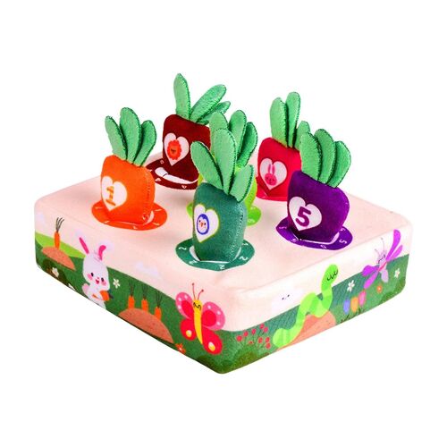 Jouet En Peluche Pour Chien En Forme De Carotte, Encourage La Recherche De Nourriture, Jouet À Mâcher En Forme De Carotte, Lot De 6 Carottes