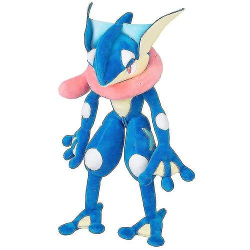 Peluche Greninja 30 cm, personnage de jeu, peluche Greninja Quajutsu, nouveauté 2023 - Jouet Quajutsu pour fans, enfants, collectionneurs et amateurs de jeux vidéo.
