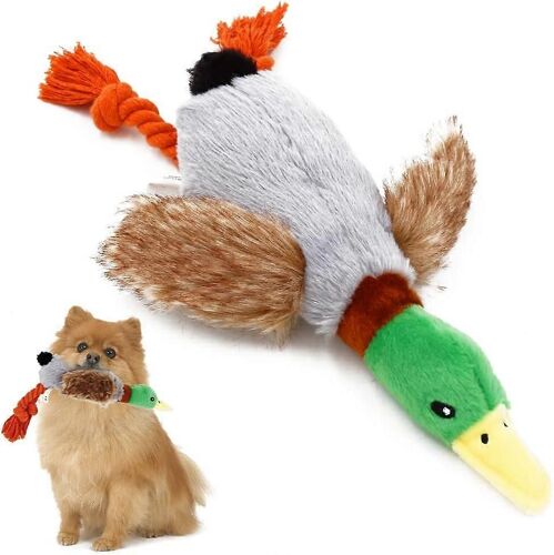Jouet En Peluche Pour Chien, Canard Couineur, Jouet En Peluche Pour Chien, Sans Rembourrage, Jouet Doux Interactif À Mâcher Pour Chiens De Petite Et Moyenne Taille, Pour L'entraînement Et Le Jeu