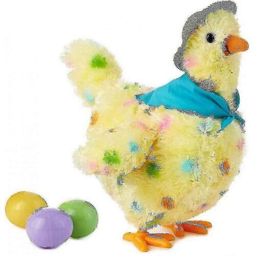 Jouet en peluche poule pondeuse avec musique LKY