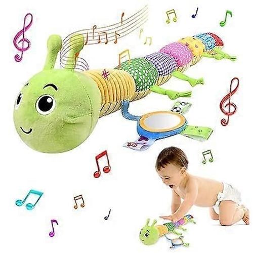 Jouet En Peluche Chenille Musicale Pour Bébé, Jouet En Peluche Chenille Avec Règle, Jouet Hochet À Saisir Pour Bébé, Jouet Animal En Peluche Pour Bébé, Excellent Cadeau Pour Garçons Et Filles