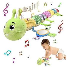 Jouet En Peluche Chenille Musicale Pour Bébé, Jouet En Peluche Chenille Avec Règle, Jouet Hochet À Saisir Pour Bébé, Jouet Animal En Peluche Pour Bébé, Excellent Cadeau Pour Garçons Et Filles