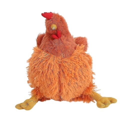Peluche poulet réaliste, douce et mignonne