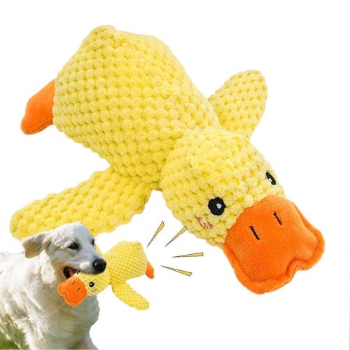 Jouet Pour Chien Canard Coin Coin, Canard Apaisant Pour Chien Mellow Dog, Canard Jaune, Jouet Couineur, Peluche Pour Chien, Canard En Peluche Pour Chien