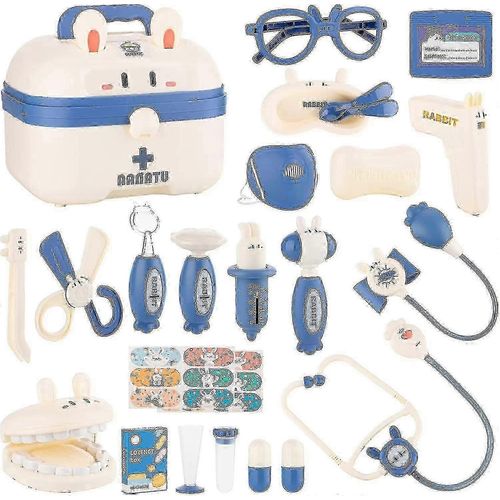 Kit de médecin pour enfants - Jouets de docteur éducatifs de jeu de rôle, kit médical avec stéthoscope, ensemble de jeu de docteur pour médecin dentiste, jouets de jeu de rôle pour-Section B