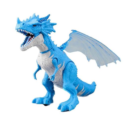 Jouet dragon électrique avec yeux brillants et articulations mobiles, figurine articulée idéale pour les garçons, cadeau parfait pour les tout-petits