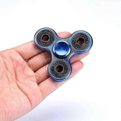Jouet Fidget Spinner en acier inoxydable ultra résistant, roulement à grande vitesse, rotation de 2 à 5 minutes, matériau en laiton de précision, toupie à main, Edc, TDAH, concentration sur l'anxiété