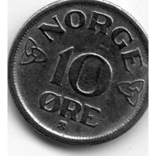 Norvège 10 Ore 1952