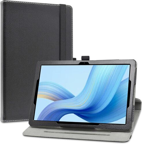 Pour Doogee U9,Slim Pu Cuir Etui Et Pliable Stand Folio Coque Couverture Pour Doogee U9 / Doogee U10 Pro Android Tablette 10.1 Pouces 2023,Noir