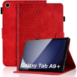 Coque Pour Ipad 9.7 Pouce 2018/2017 (Ipad 6ème/5ème Génération) Housse Ipad Air 2, Ipad Air Cuir Pu Etui De Protection Flip Cover Case Treillis Avec Multi-Angle Support Et Poche, O[Sel6272279]