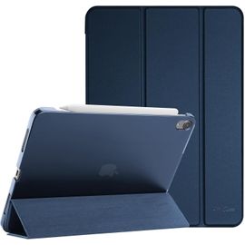Coque Pour Ipad Air 11 Pouces (M3) 2025/(M2) 2024,Air 5ème 2022/4ème 2020 10.9 Pouces,Étui De Protection Anti-Chute,Rabat Magnétique Stable-Marine