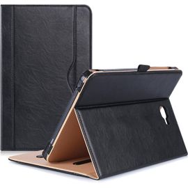 Coque Samsung Galaxy Tab A Sm-T580/T585, Housse Case De Protection, Multiples Angles, Accès À Toutes Les Fonctionnalités-Noir