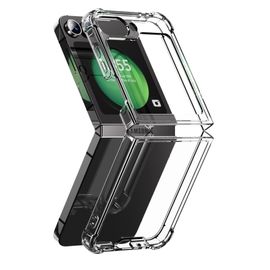 Coque pour Samsung Galaxy Z FLIP 6 - Antichoc Protection Silicone Souple Transparent Phonillico®