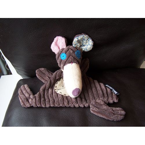 Doudou  Plat Ours Gromos Baby Deglingos Marron