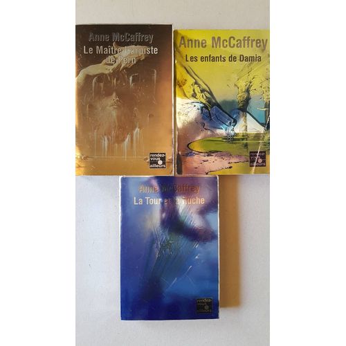 Le Maitre Harpiste De Pern - Les Enfants De Damia - La Tour Et La Ruche - Lot De 3 Livres - Anne Mccaffrey