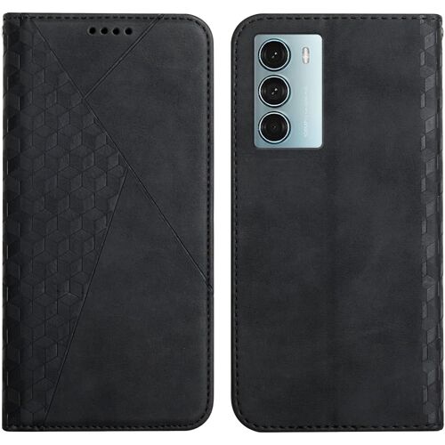 KAL-Coque Pour Motorola Moto G200 5G / Edge S30, Premium Flip Housse Étui Protection Rabat Clapet Portefeuille Phone Cover Magnétique [Porte Cartes] Antichoc Béquille Cover (Noir)