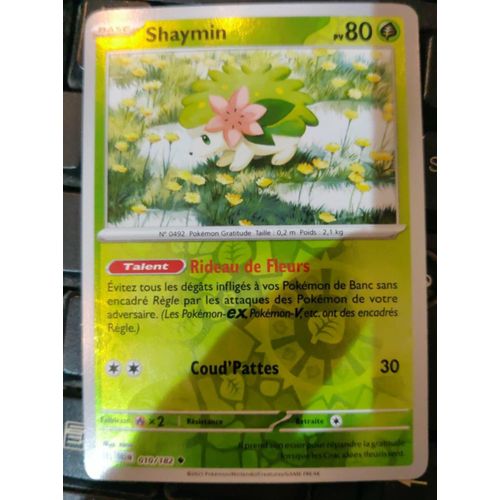 Pokémon Shaymin 010 / 182 Reverse Ev10 Rivalités Destinées