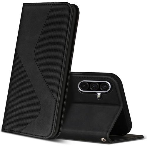 Kal-Coque Pour Samsung Galaxy A36 5g, Premium Étui Housse En Cuir De Protection Avec [Emplacements Cartes] [Magnetique], Clapet Folio Portefeuille Pour Samsung A36 5g (Noir)