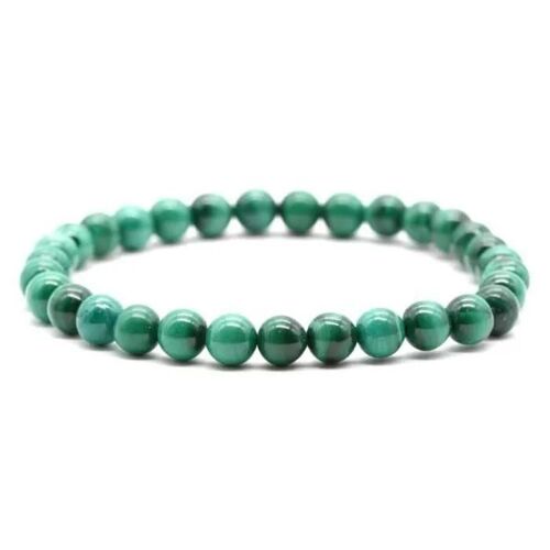 Bracelet Malachite - Super Extra - 4mm - Pierre Naturelle - Vert - Mixte