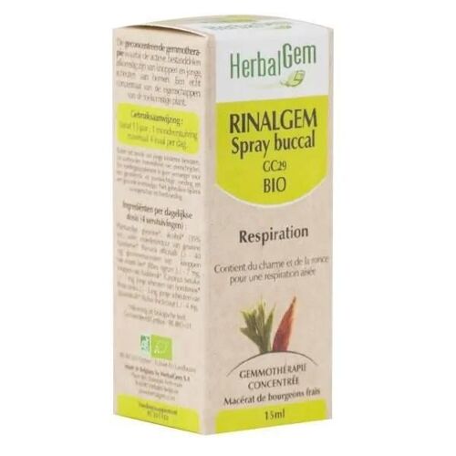 Herbalgem Complexe De Gemmothérapie Rinalgem Respiration Spray Bio 30ml 