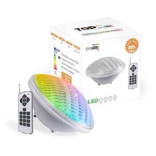 Ampoule Lampe LED Piscine PAR56 Couleur RGB 18W avec 441 LEDs - RWEclairage de piscine goodnice