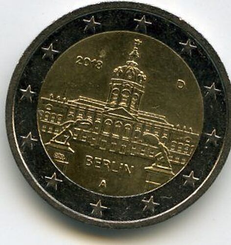 Allemagne 2 Euros 2018 Atelier A Commémorative Berlin