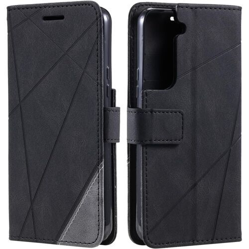 Coque Pour Galaxy S22, Etui En Cuir Pu Portefeuille Housse Fermeture Magnétique Und Flip Pour Galaxy S22, Avec Fermeture Magnétique, Noir[SHJ41905745]
