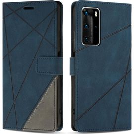 Kal-Coque Pour Huawei P40 Pro / P40 Pro Plus, Protection Housse Etui En Cuir Pu Portefeuille Avec Emplacements Cartes Et Fonction Support Pour Huawei P40 Pro / P40 Pro Plus, Bleu