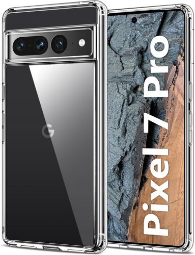KAL-Coque Pour Google Pixel 7 Pro, Anti-Jaunissement Étui Téléphone Transparente, Housse De Protection Antichoc - Crystal Clear