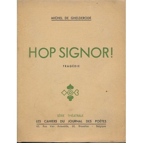 Hop Signor! Tragédie