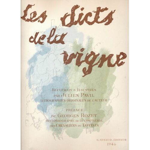 Les Dicts De La Vigne