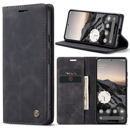 Kal-Coque Pour Google Pixel 9/9 Pro Étui Portefeuille Wallet Cover En Cuir Pu Avec Cartes Magnétique Et Rfid Protection Antivol Folio Housse Pixel 9 Pro Case, Noir