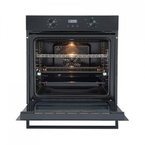 Four encastrable émail lisse LABO73MB2 73 litres Multifonctions 2 plats couleur Noir (LINARIE)